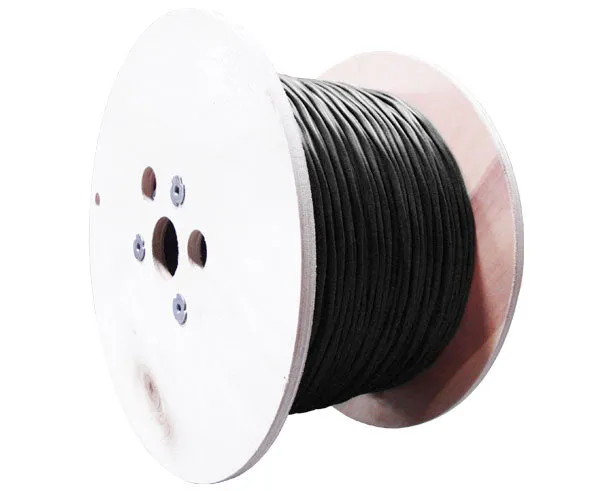 1000FT CAT5E Aerial Outdoor Bulk Ethernet Cable: Solid Copper UTP with Messenger, 24 AWG