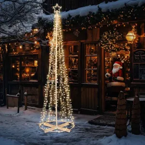 12' LED Christmas Tree Lights Solar Powered