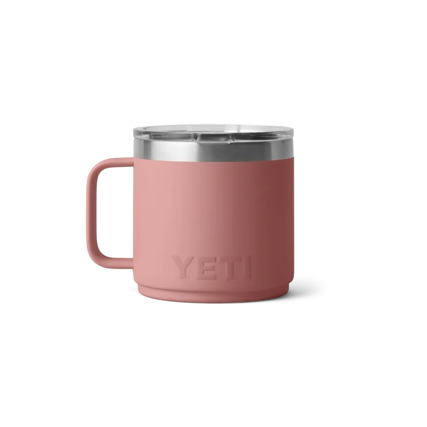 14 oz. / 414ml Stackable Mug w/ Magslider Lid - Sandstone Pink