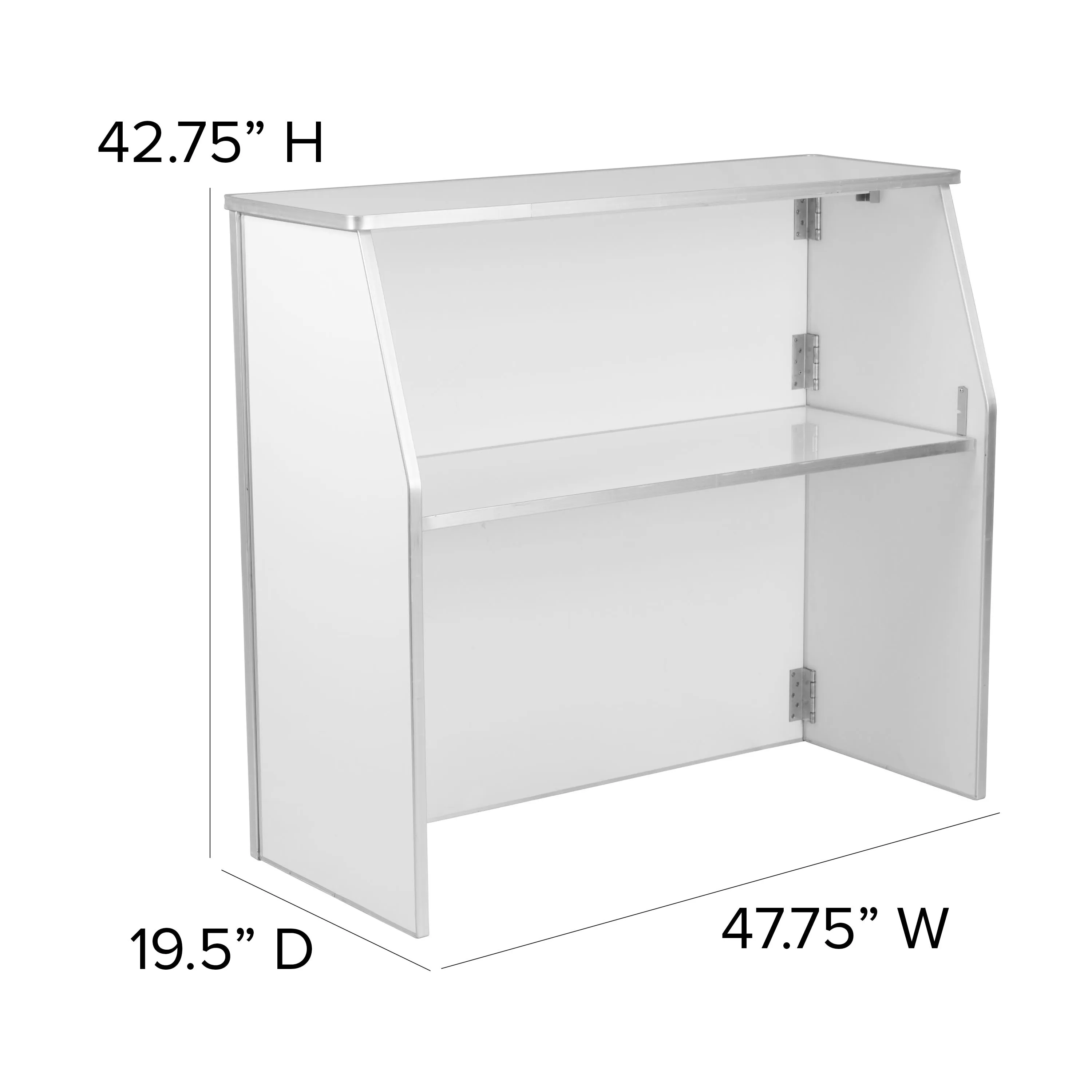 4' Laminate Foldable Bar - Portable Event Bar