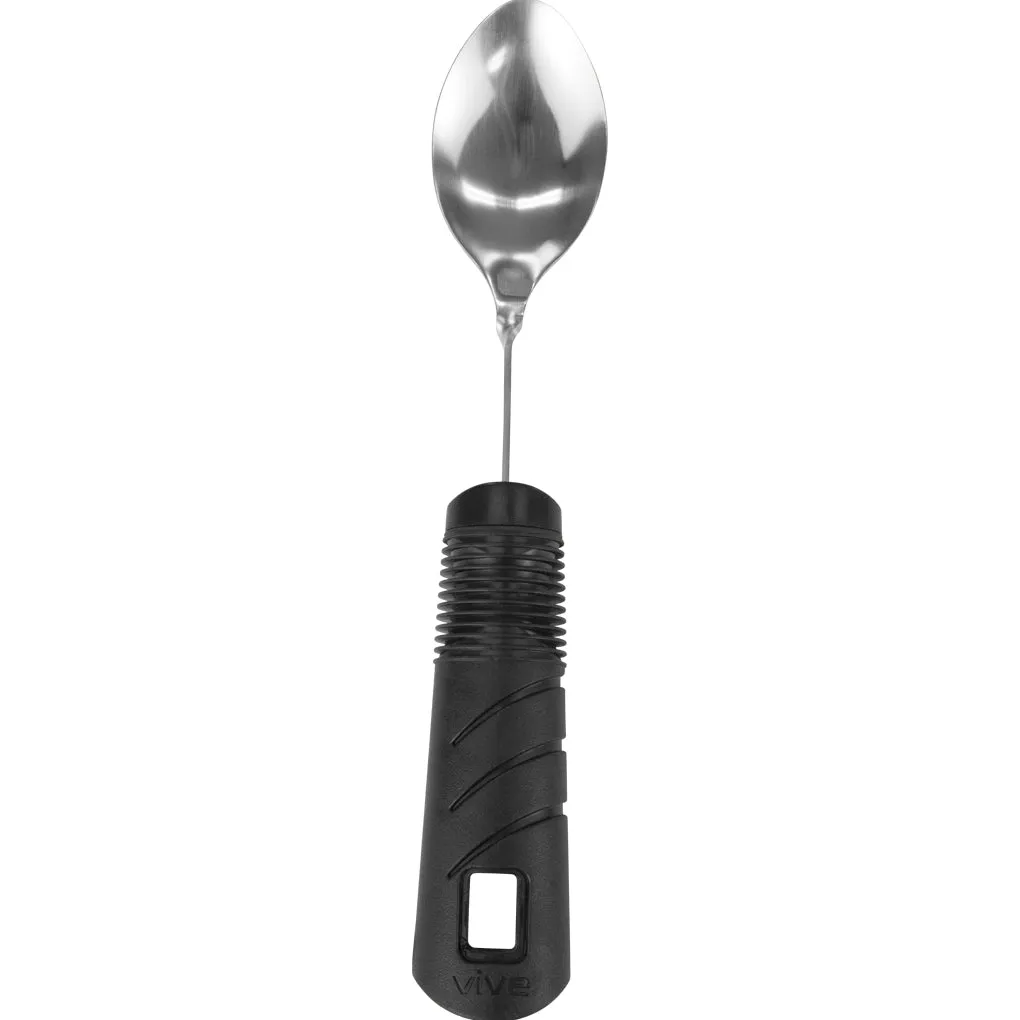 Bendable Adaptive Utensil Set Black