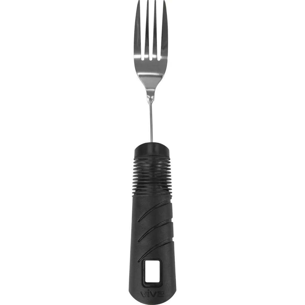 Bendable Adaptive Utensil Set Black