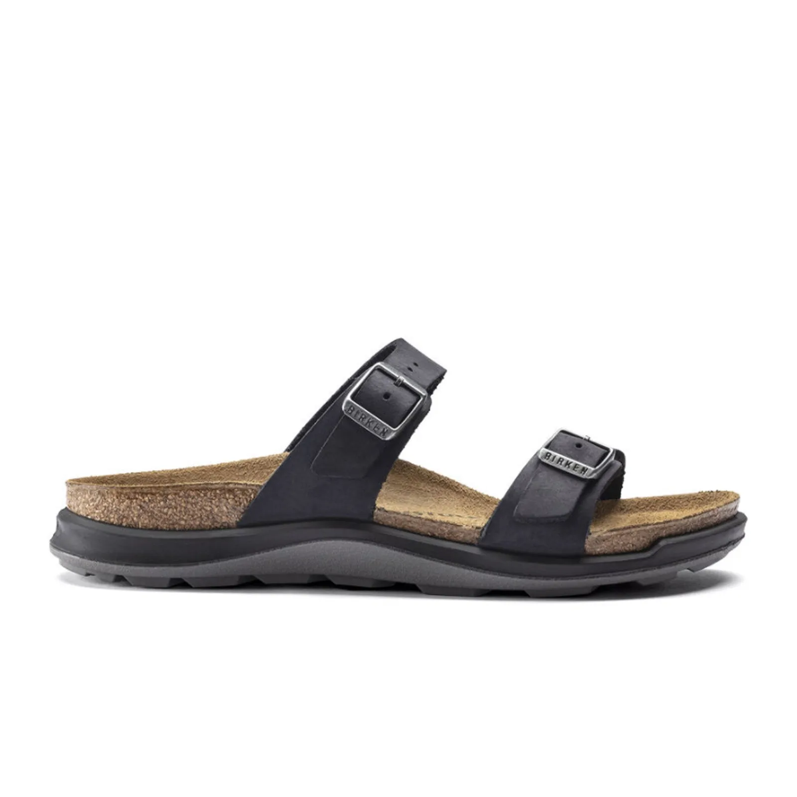 Birkenstock Sierra CT Slide Sandal (Women) - Black Oiled Leather