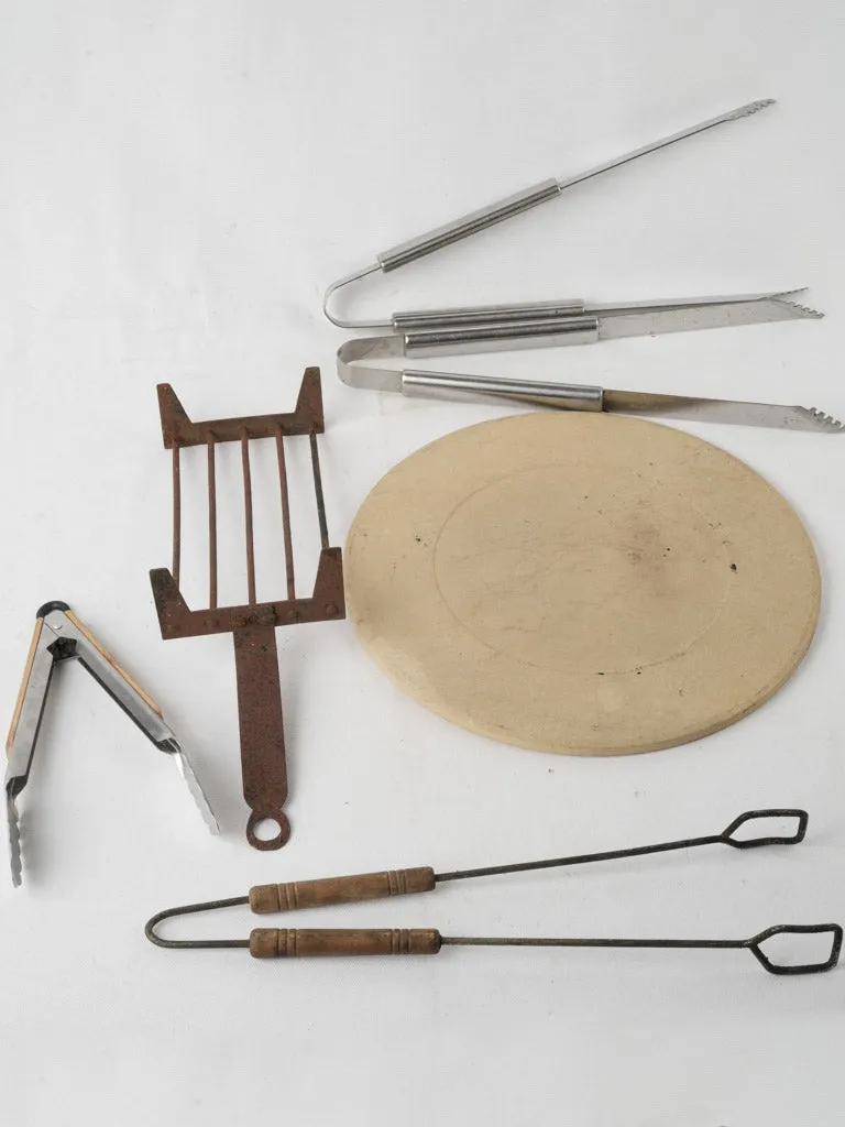 Collection of pizza making tools