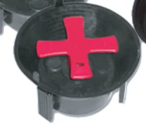 Debris Cap for Main Valve Boxes - Red Handle (Stock)