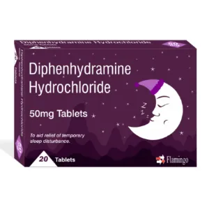 Diphenhydramine Hydrochloride 50mg Tablets 20 (P) (A)