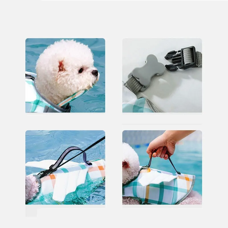 Dog-Pet Swimming Life Jacket w/Handle