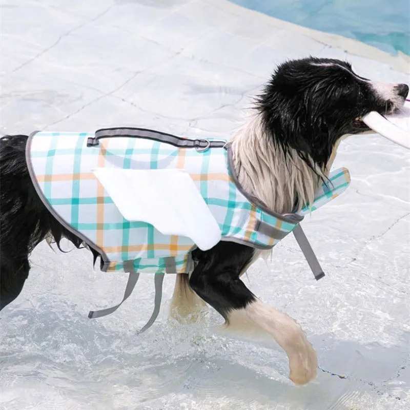 Dog-Pet Swimming Life Jacket w/Handle