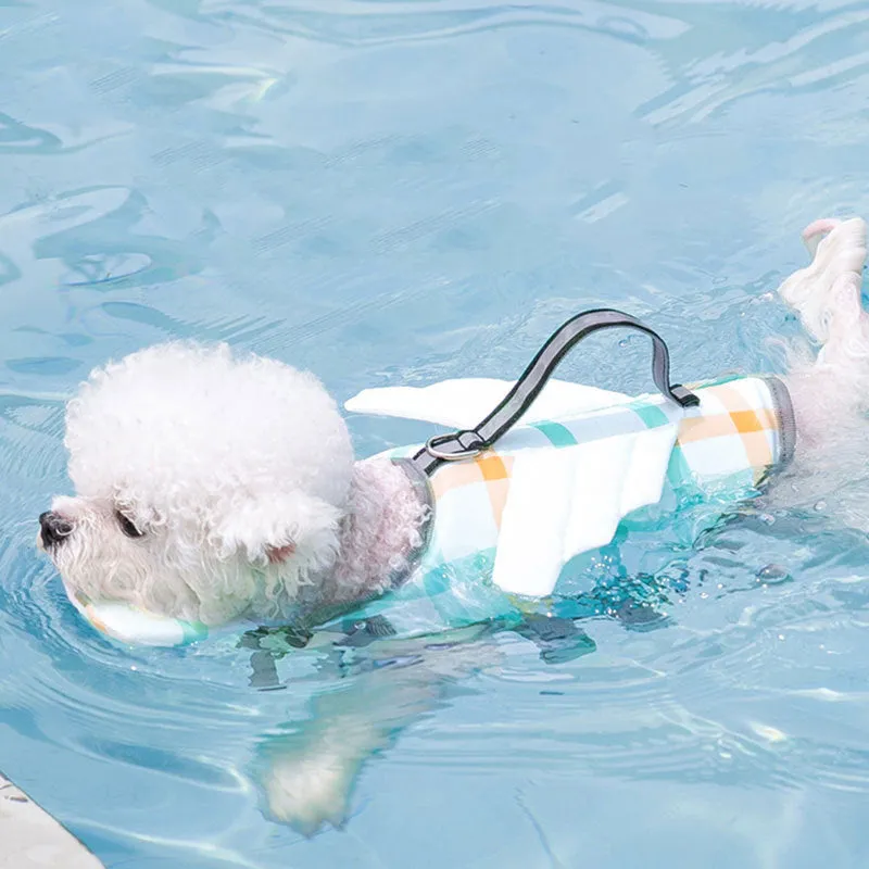 Dog-Pet Swimming Life Jacket w/Handle