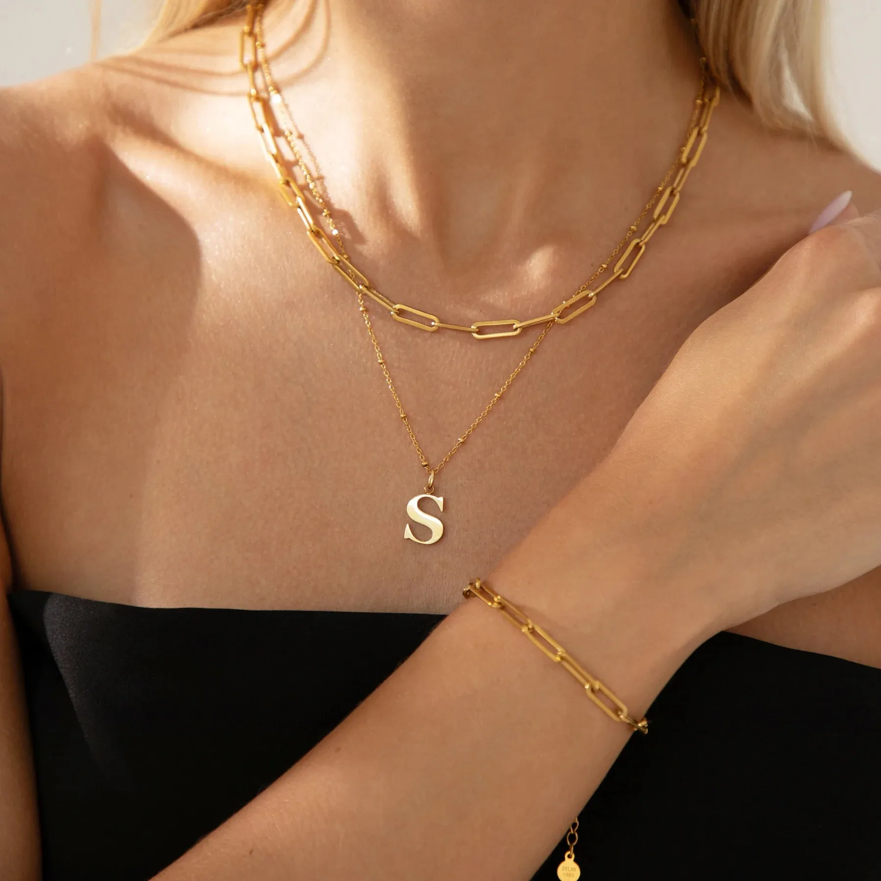 Eternal Necklace & Bracelet Set in Gold