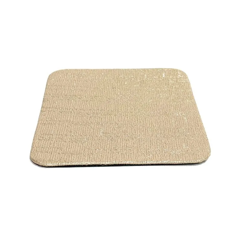 Faux Leather Coaster Mat Set Square (6 Pieces)