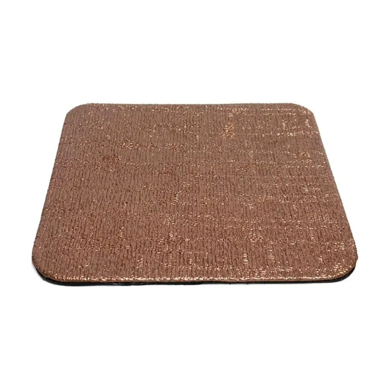 Faux Leather Coaster Mat Set Square (6 Pieces)