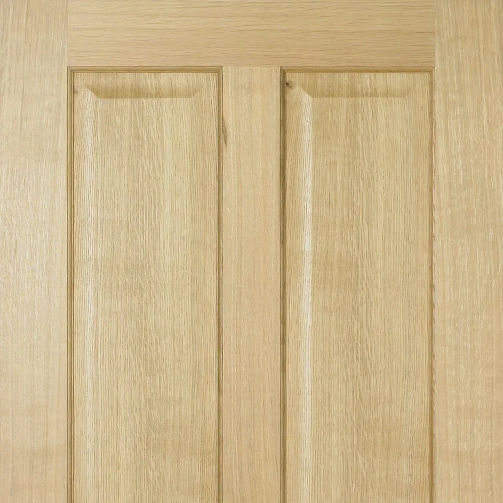 FD30 Fire Internal Door, Regency 4 Panel Oak Internal Door - No Raised Mouldings - 1/2 Hour Fire Rated - Prefinished