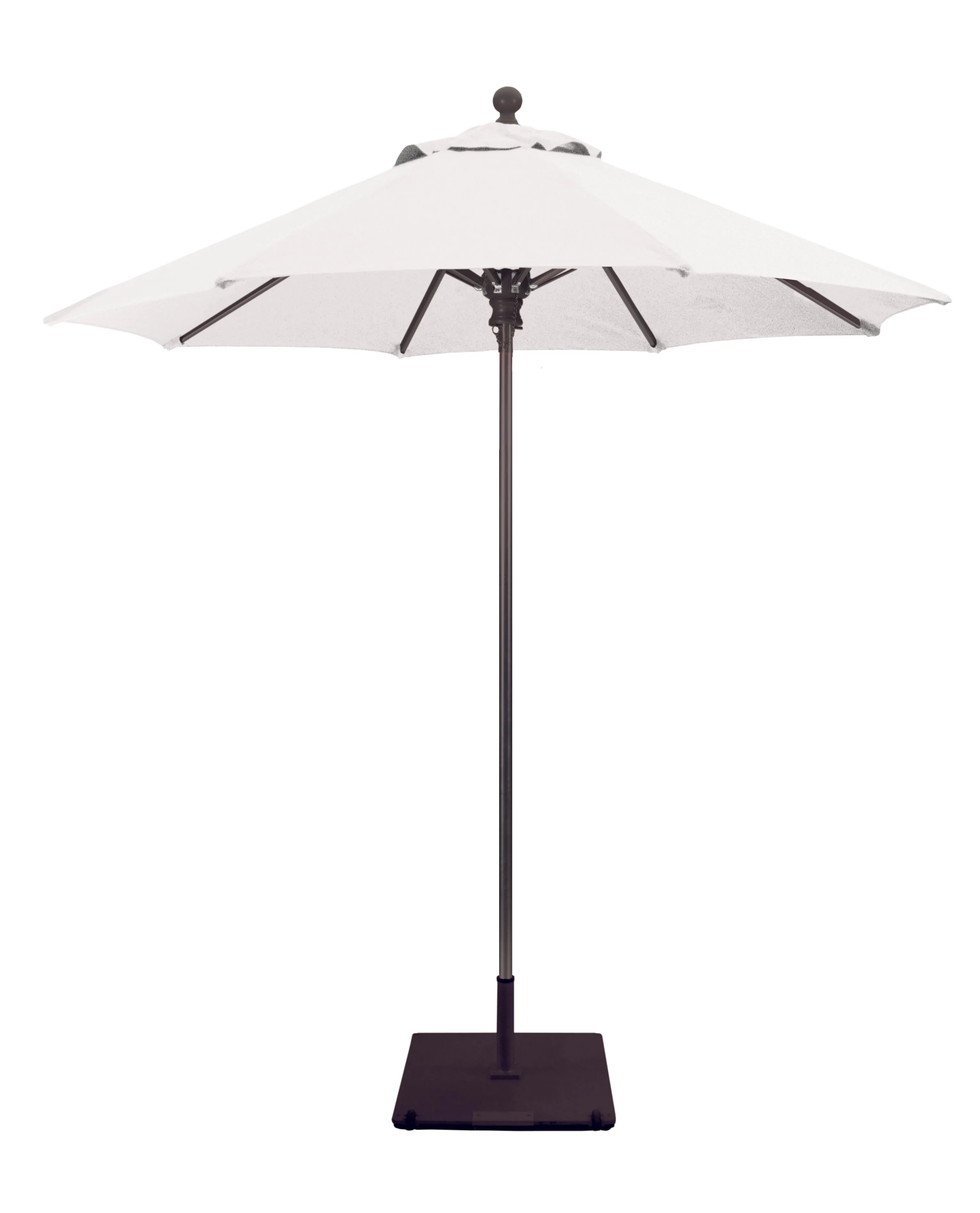 Galtech 722 7.5' Deluxe Commercial Manual Lift Outdoor Market Umbrella