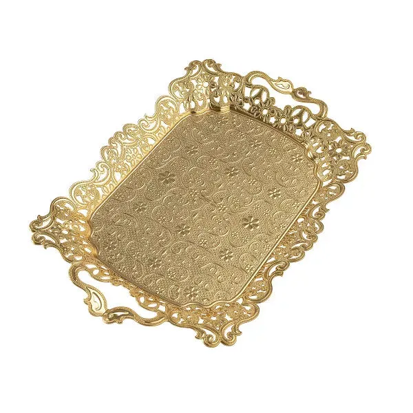 Gold Serving Tray Motif