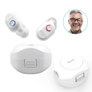 Hearing Aids for Seniors, Rechargeable TWS Hearing Assist Hearing Aids for Ears Sound Amplifier Devices with Charging Box