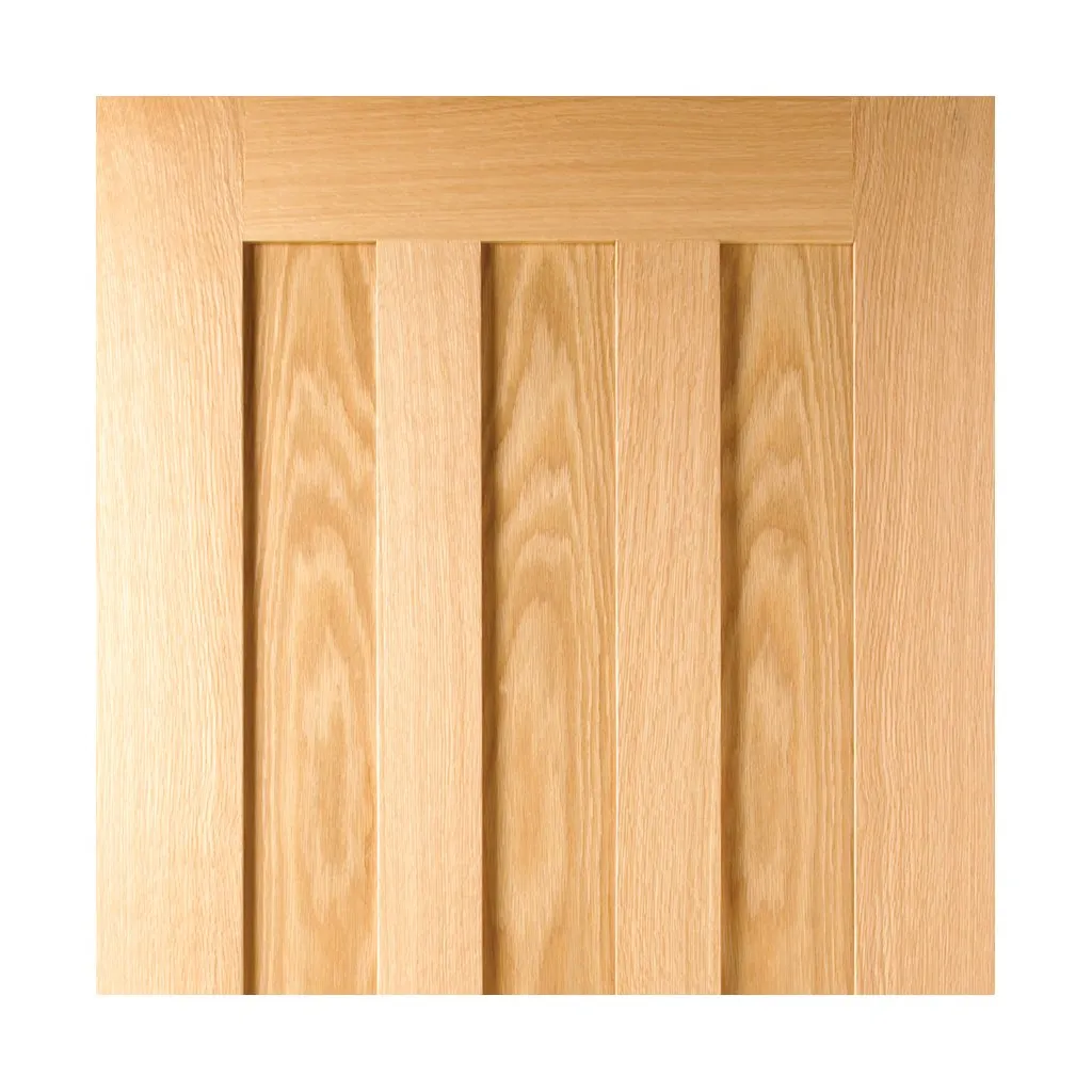 Idaho Oak 3 Panel Fire Internal Door Pair - 30 Minute Fire Rated