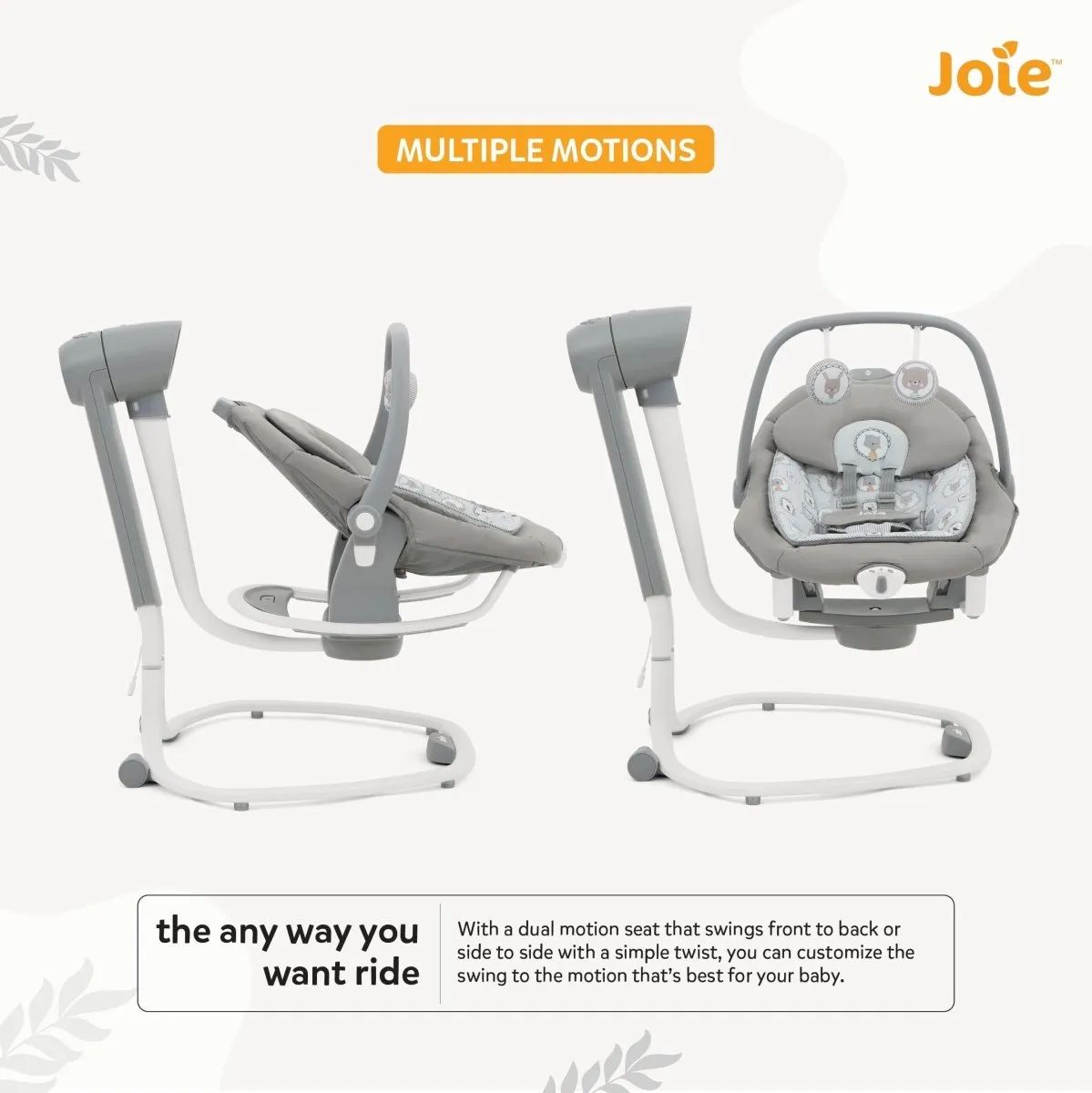 Joie Serina 2 In 1 Portrait Swing