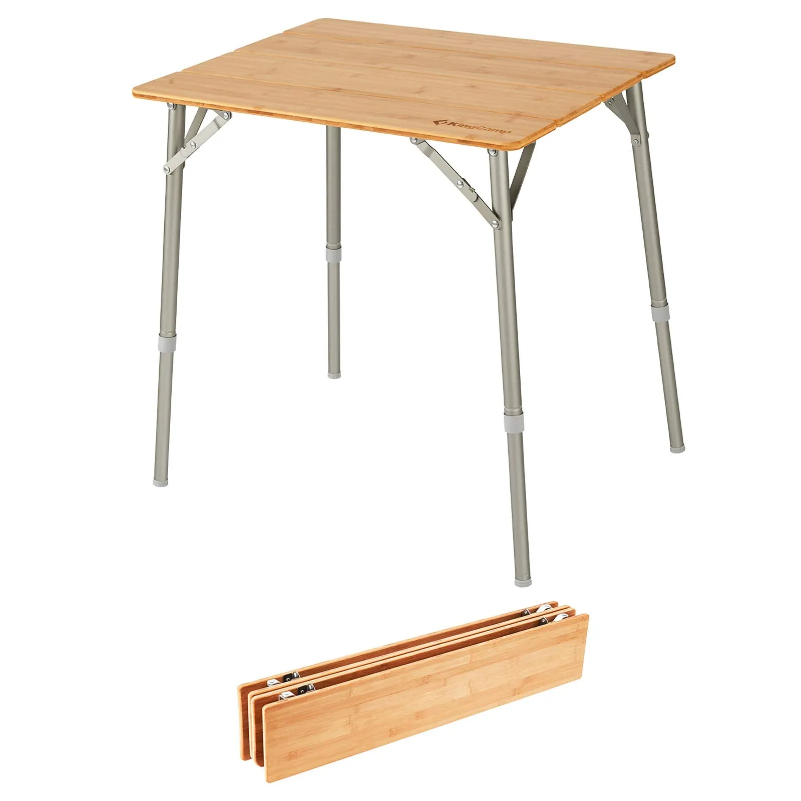 KingCamp Bamboo 4-Folds Picnic Table