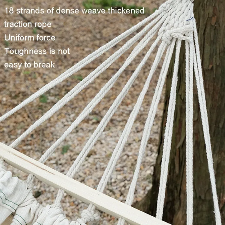 KLY829 Camping Indoor Hammock Outdoor Swing, Style: Classic Dual Gray