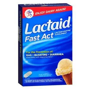 Lactaid Fast Act Lactase Enzyme Supplement, Caplets