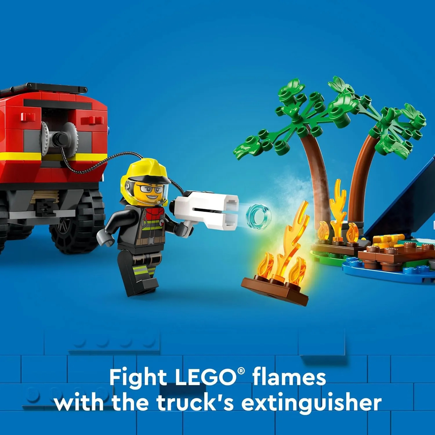 Lego 60412 - City 4x4 Fire Truck with Rescue Boat