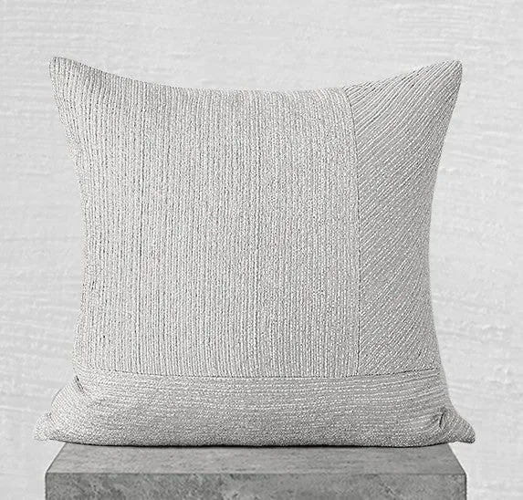 Light Gray Modern Throw Pillows for Couch, Contemporary Throw Pillow for Living Room, Simple Modern Sofa Pillows, Decorative Pillows for Sofa