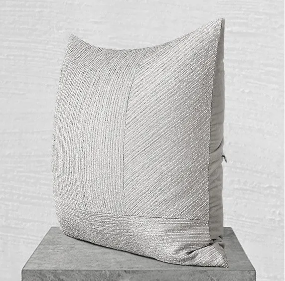 Light Gray Modern Throw Pillows for Couch, Contemporary Throw Pillow for Living Room, Simple Modern Sofa Pillows, Decorative Pillows for Sofa