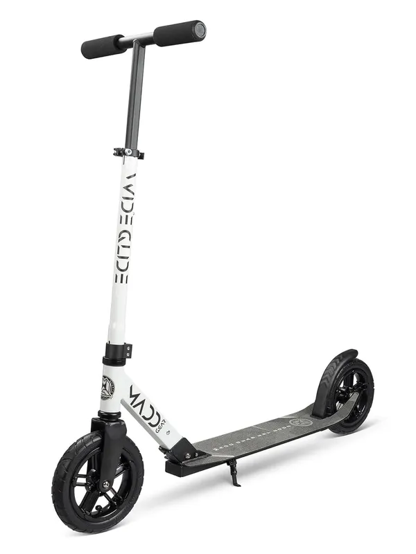 Madd Gear Renegade Wide Glide Folding Cruiser Scooter White/Black