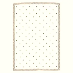 Metal Frame Raj 2m Wall - Gold Star - Cream