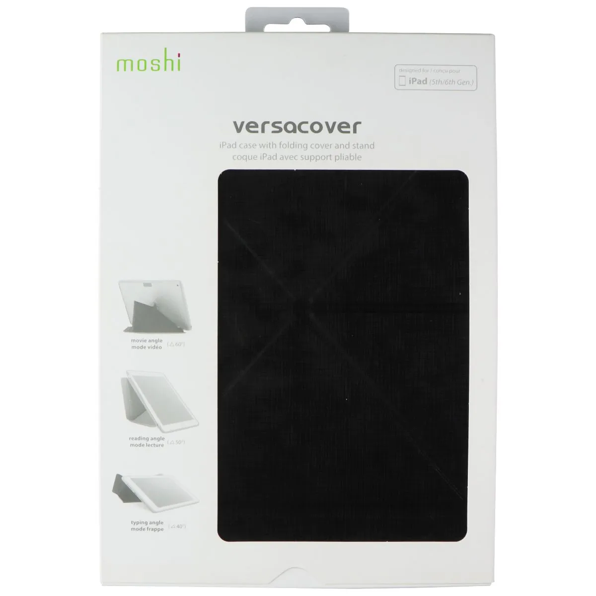 Moshi VersaCover Case for Apple iPad 5th/6th Gen (2017/2018) - Metro Black