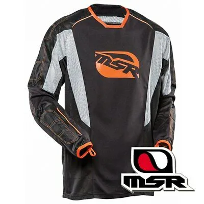 MSR Summit Motocross Jersey Black Orange