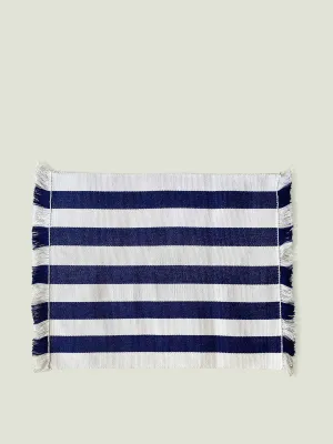 Olivia striped woven placemats (set of 2)