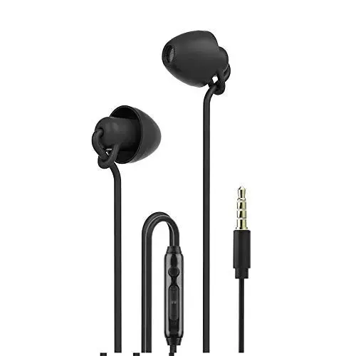 OPTIMA Wired Earbuds in Ear Headphones with Microphone, Earphones with Mic and Volume Control, Memory Foam, Reinforced Cable, Bass Compatible with iPhone, Android,