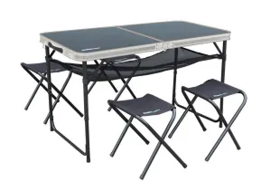 Outdoor Revolution Capri Picnic Table & Stool Set Alu