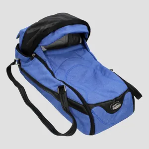 Petit Bebe Premium Carry Cot - Blue/Black