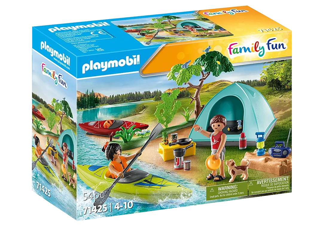 Playmobil Family Fun: Campsite with Campfire 71425