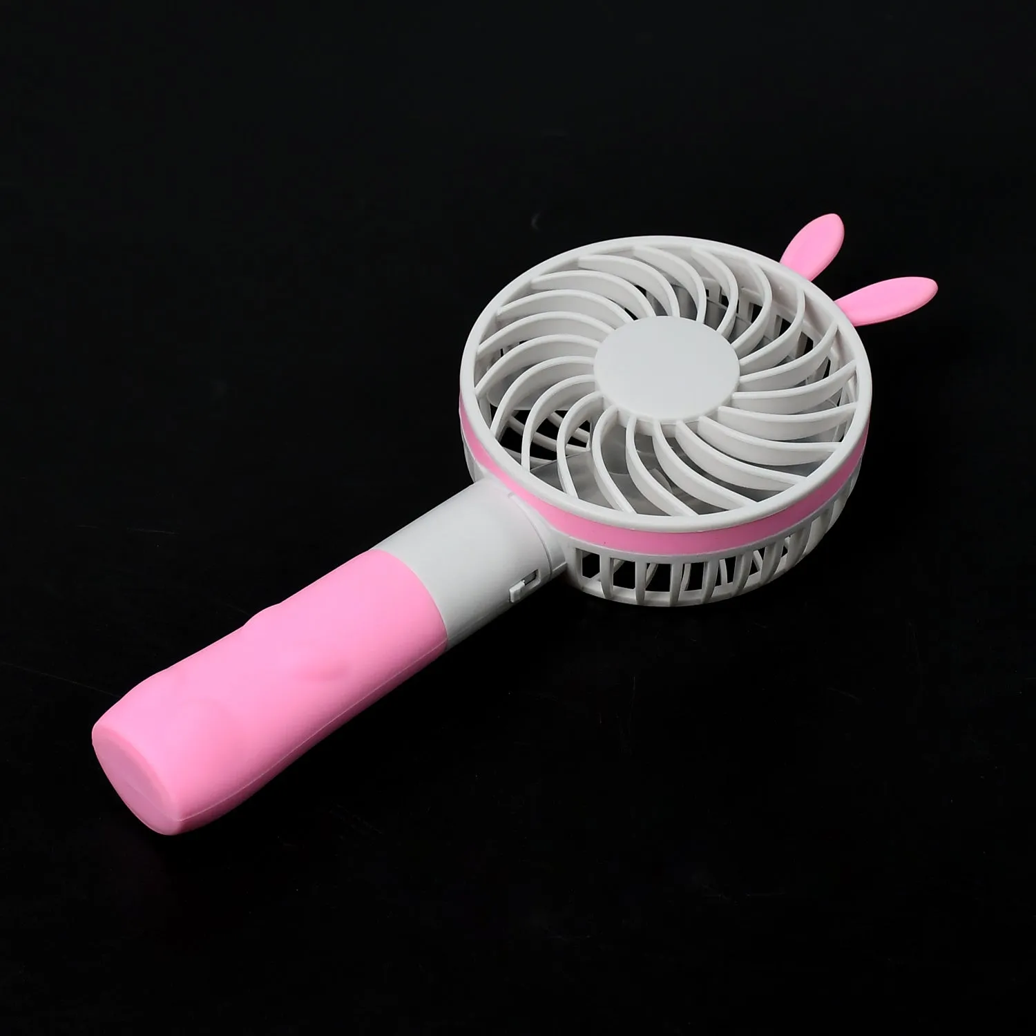 Portable Princess Rabbit Styled Rechargeable Handheld Fan For Travel , home & Office Use (Battery Not Include)