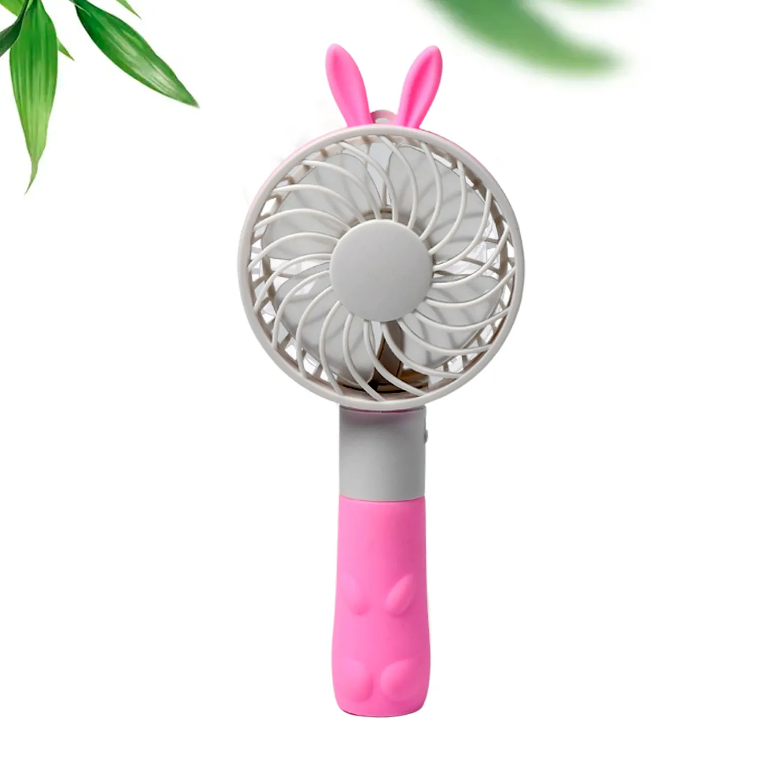 Portable Princess Rabbit Styled Rechargeable Handheld Fan For Travel , home & Office Use (Battery Not Include)