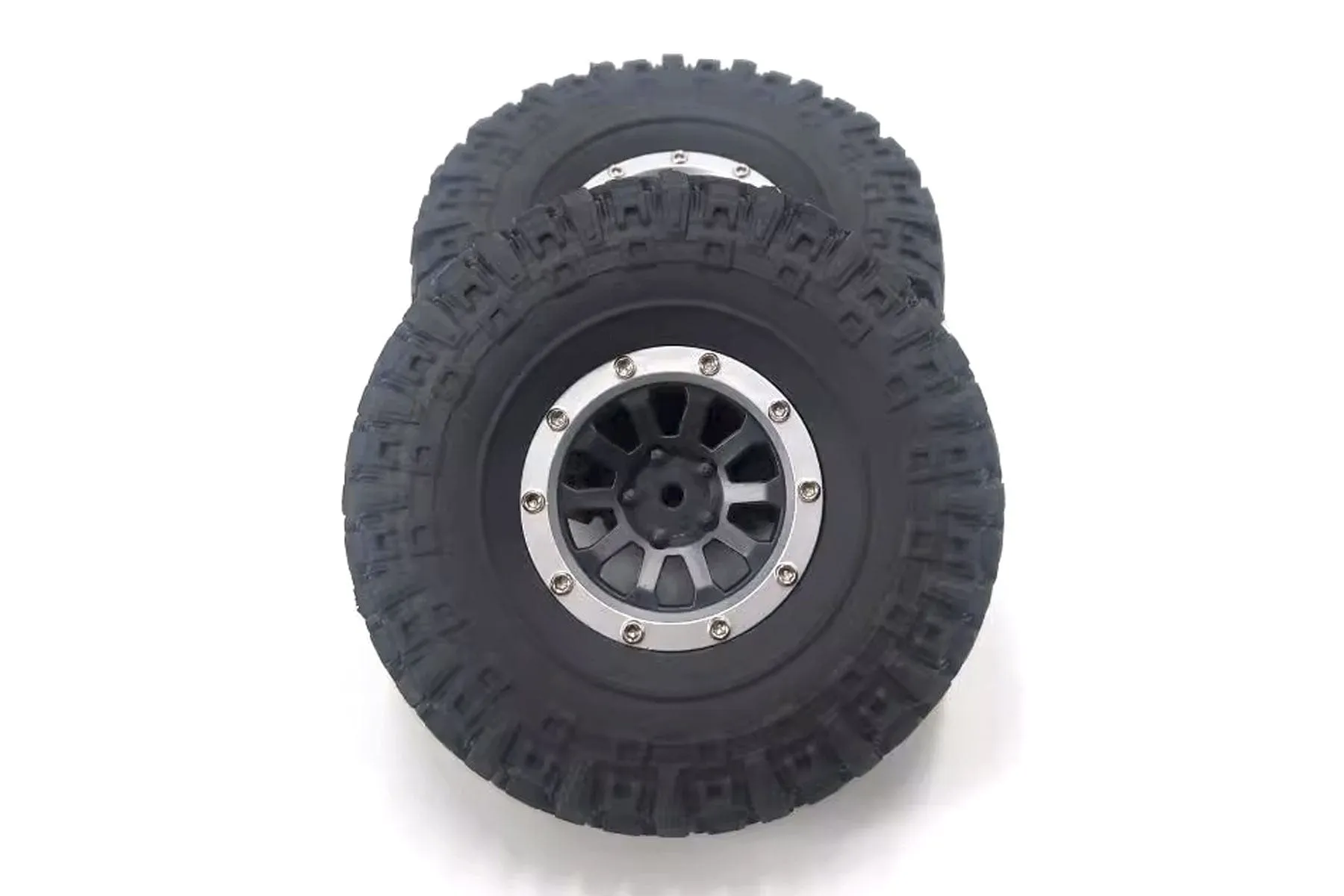 Primus 1/10 Scale Pro Crawler Tires and Wheels Mounted (pr.)