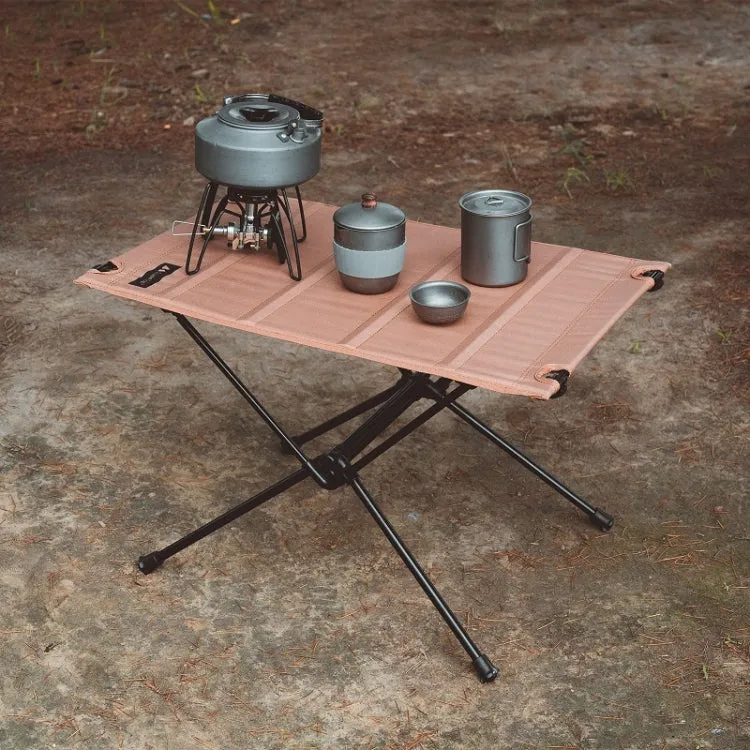 ShineTrip A378 Outdoor Camping Oxford Cloth   Alloy Folding Table(Black)