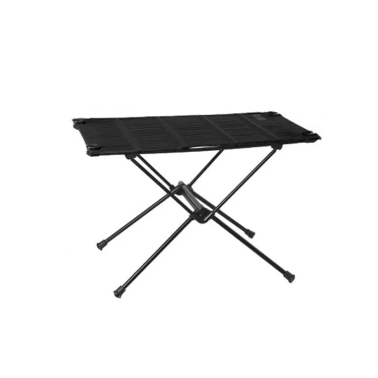 ShineTrip A378 Outdoor Camping Oxford Cloth   Alloy Folding Table(Black)