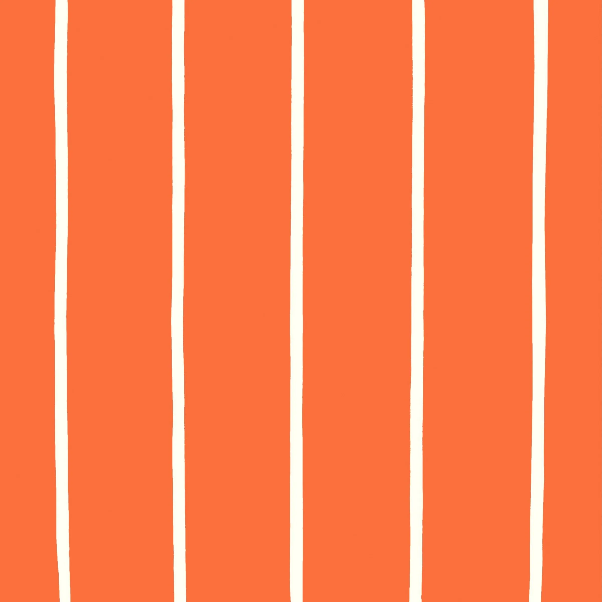 Siesta Walls - Striped - Cream & Orange