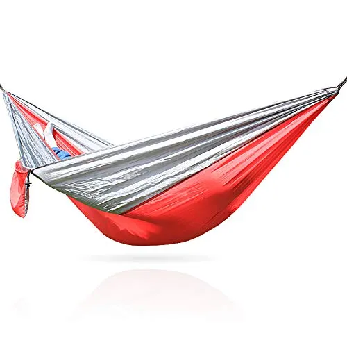 Single Person Nylon Parachute Camping Hammock - QOG.FD