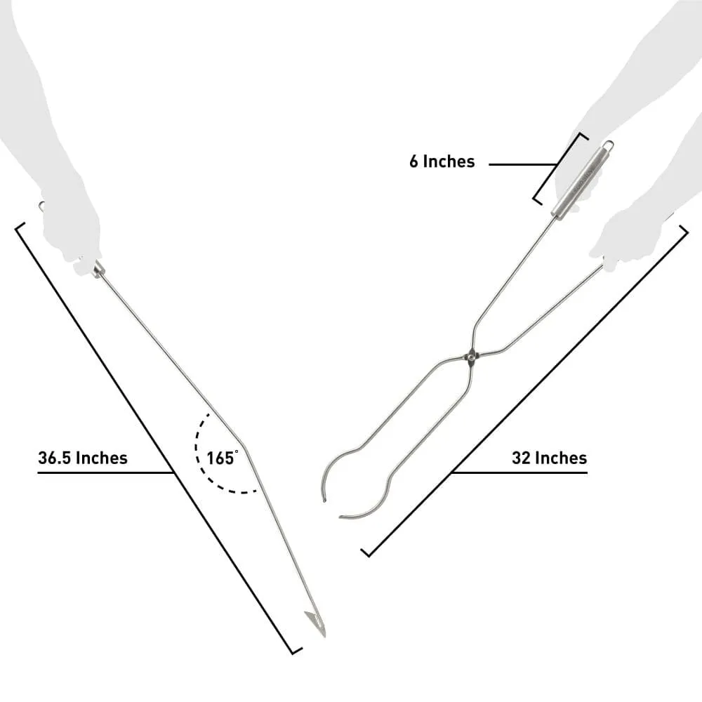 Solo Stove Fire Pit Tool Set - Stainless Steel