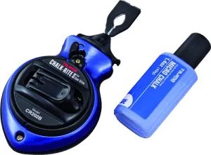 Tajima CR202B-P Chalk-Rite II Gear Drive Ultra Thin, Blue w/Blue Micro Chalk