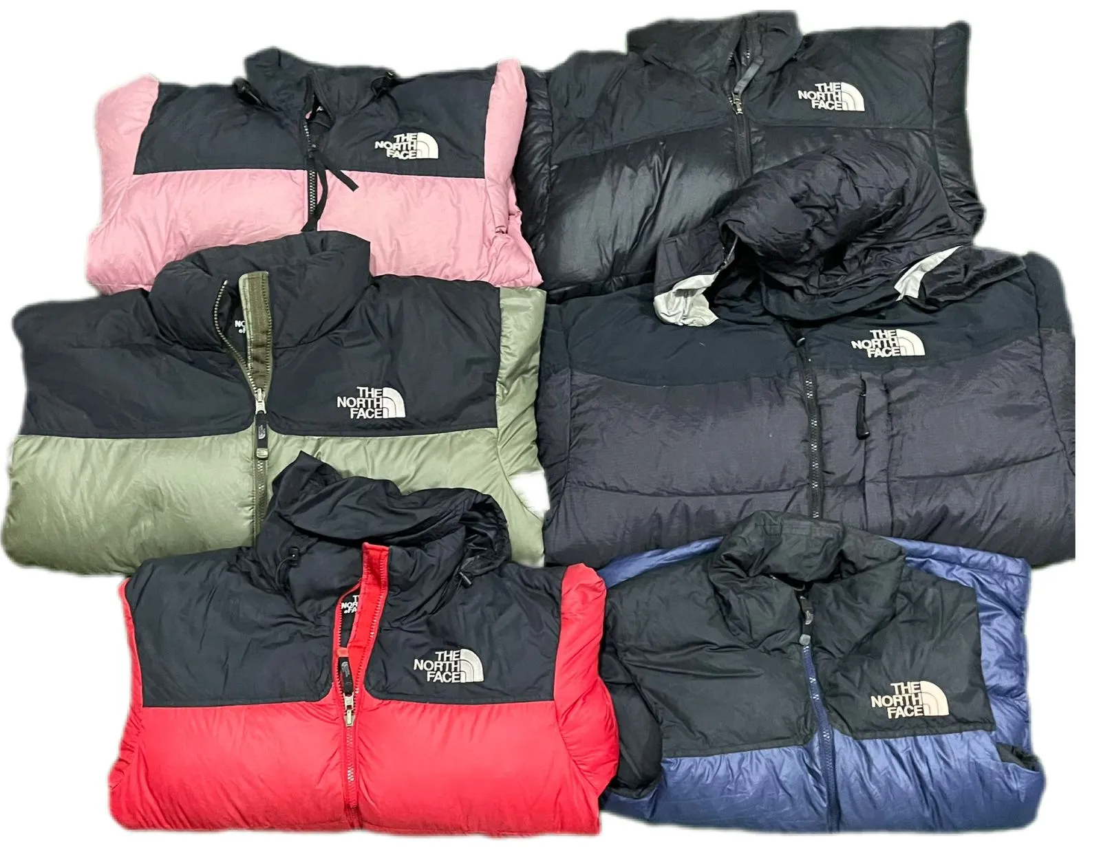 The north face 700 puffer jacket 6 pcs