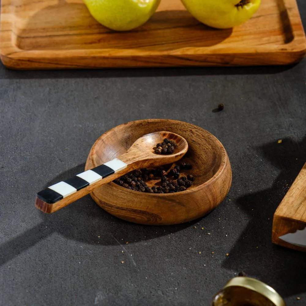 Wooden Spoon with Resin Inlay